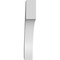 Ekena Millwork 5 1/2-in. W x 28-in. D x 36-in. H Westlake Architectural Grade PVC Knee Brace BRCP055X28X36WTL - alternate 2